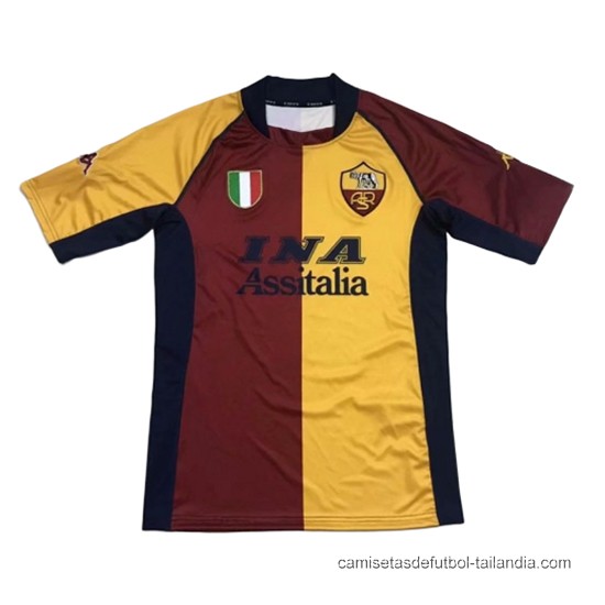 1ª Camiseta Roma Retro 2001-2002 - Haga un click en la imagen para cerrar